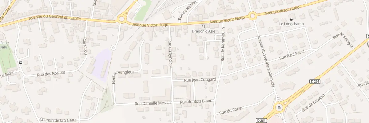 Plan du 5 Rue du Syndicat à Carhaix-Plouguer