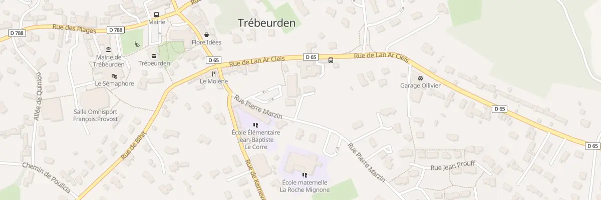 Plan du 5 Rue Pierre Marzin à Trébeurden