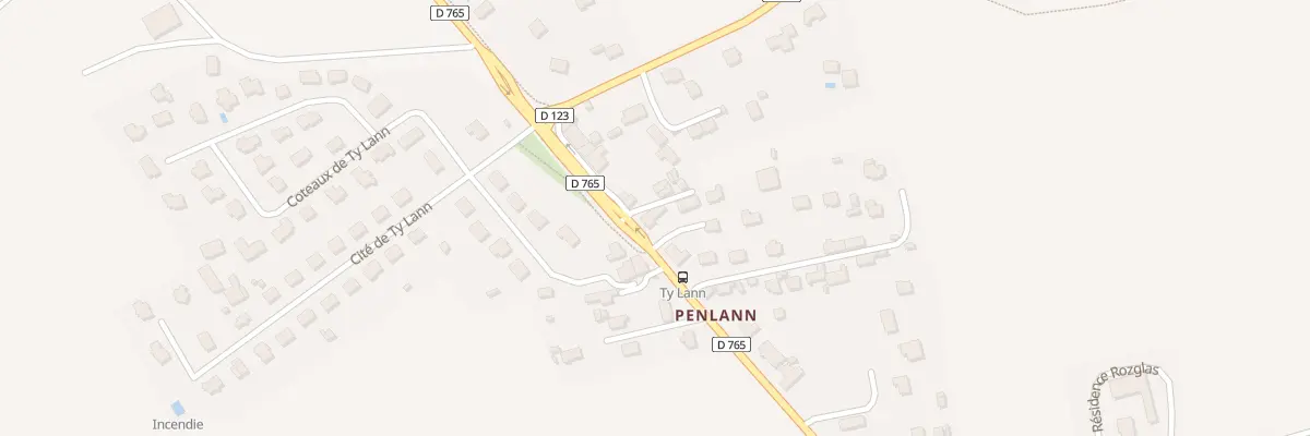 Plan du 27 Penlan à Mellac