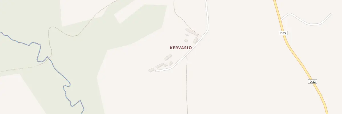 Plan du 4 Kervazio à Tréduder