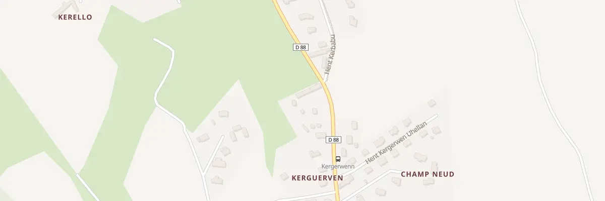 Plan du 6 Vc Hent Kergerwen à Trédrez-Locquémeau