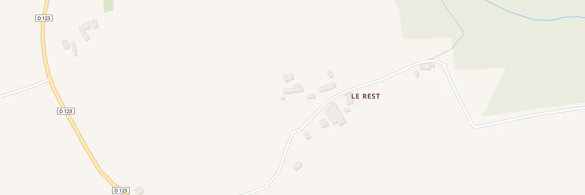 Plan du 3 Le Rest à Mellac