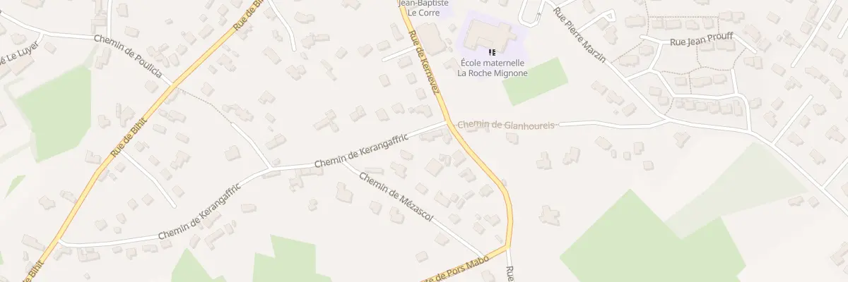 Plan du 1 Rue de Kerangaffric à Trébeurden