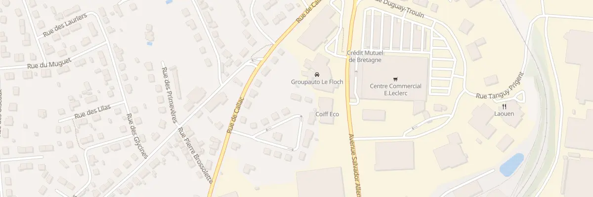 Plan du 9 Rue de la Lande à Carhaix-Plouguer
