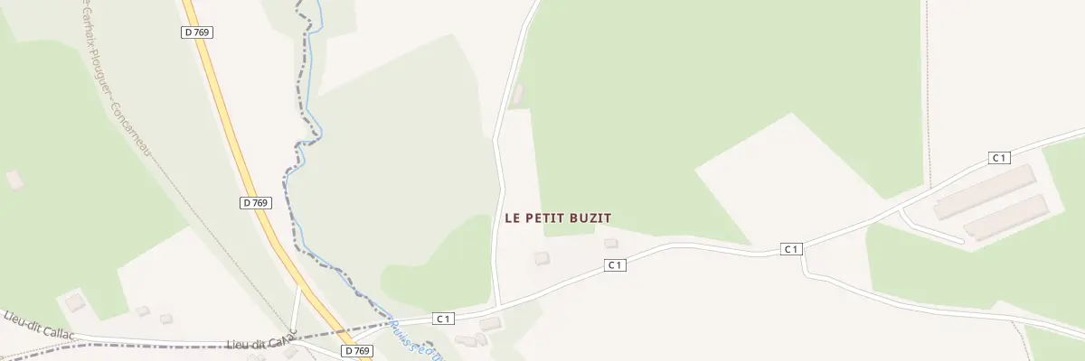 Plan du 5062 Buzit Bian à Tréogan