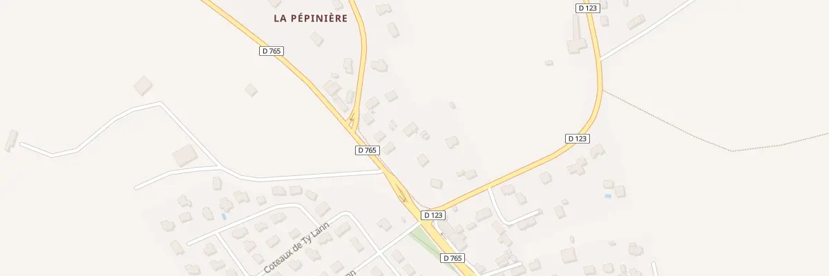 Plan du 23 La Pepiniere à Mellac