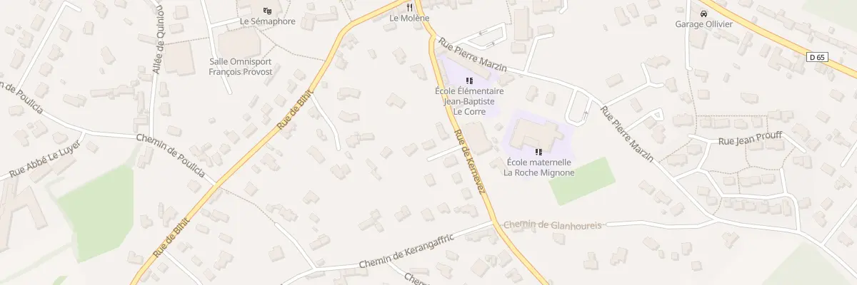 Plan du 14 Rue de Kernevez à Trébeurden