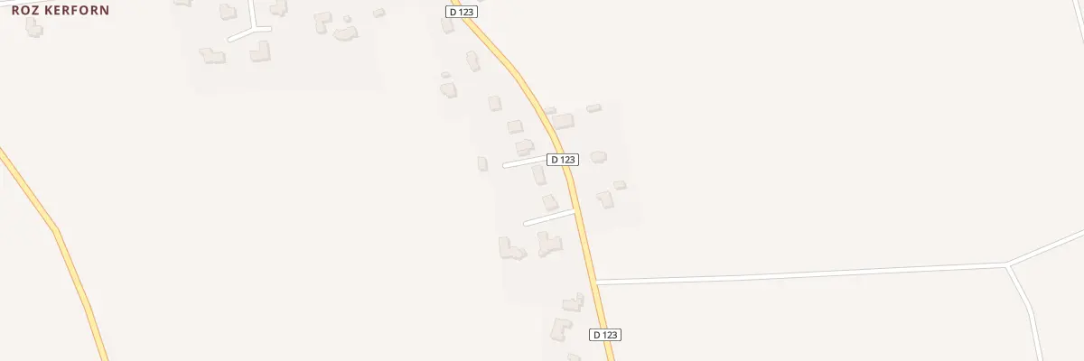 Plan du 164 Kerfeles à Mellac