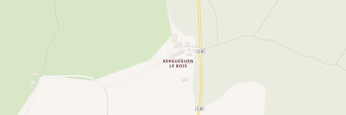 Plan du 13 Kerguéguen le Bois à Clohars-Carnoët