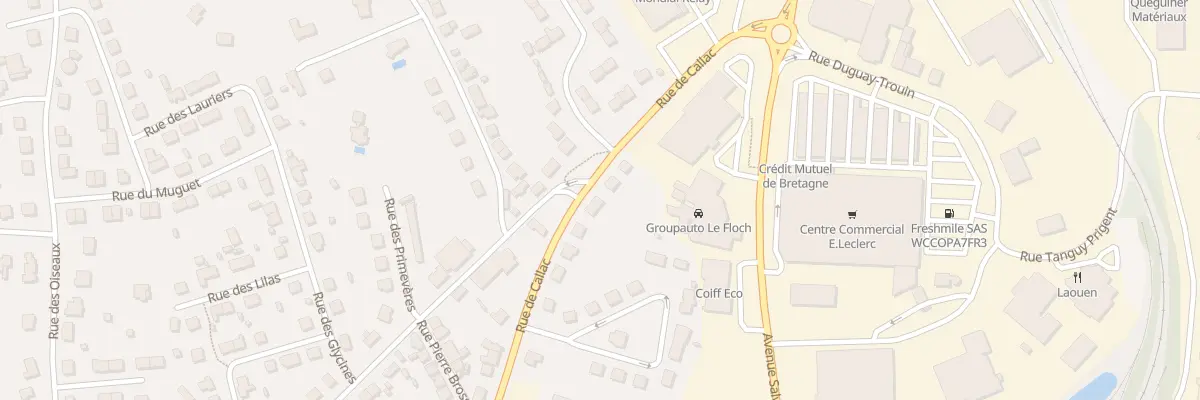 Plan du 68 Rue de Callac à Carhaix-Plouguer