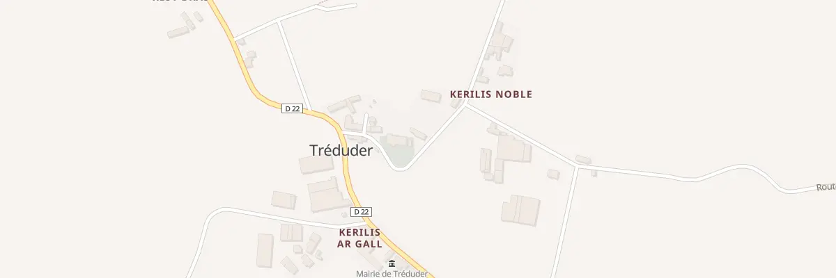 Plan du 5 Rue de l’Église à Tréduder