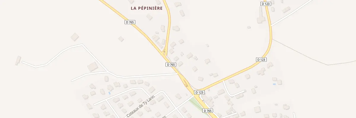 Plan du 19 La Pepiniere à Mellac