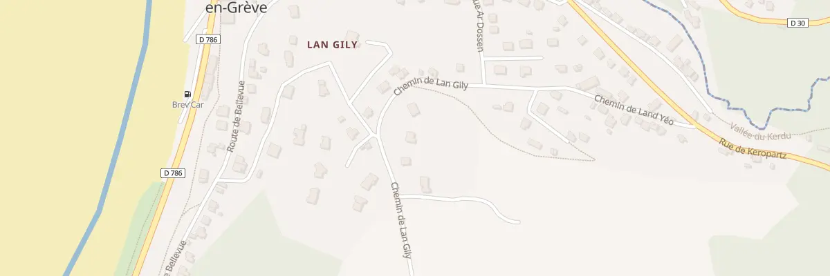 Plan du 4 Rue de Land-Gily à Saint-Michel-en-Grève