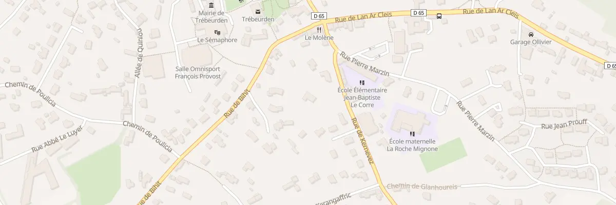 Plan du 11B Rue de Bihit à Trébeurden