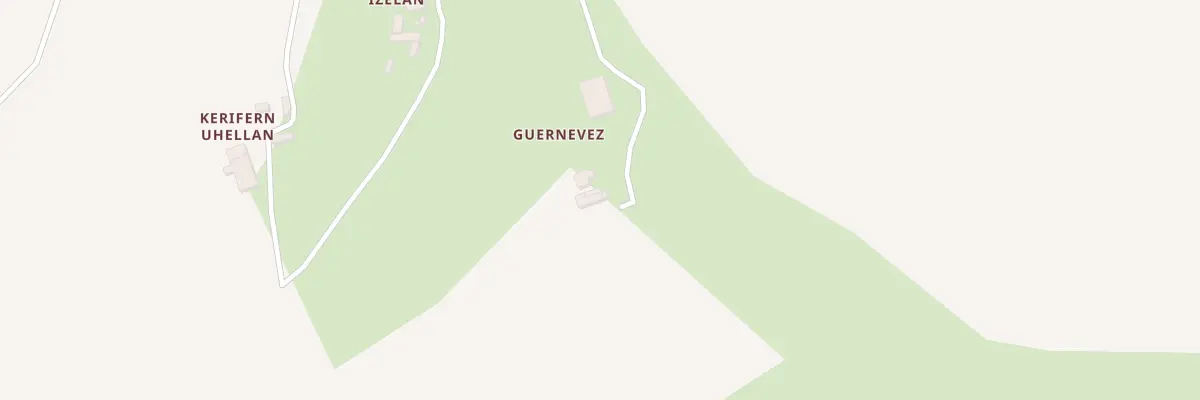 Plan du 1 Guernevez à Plougras