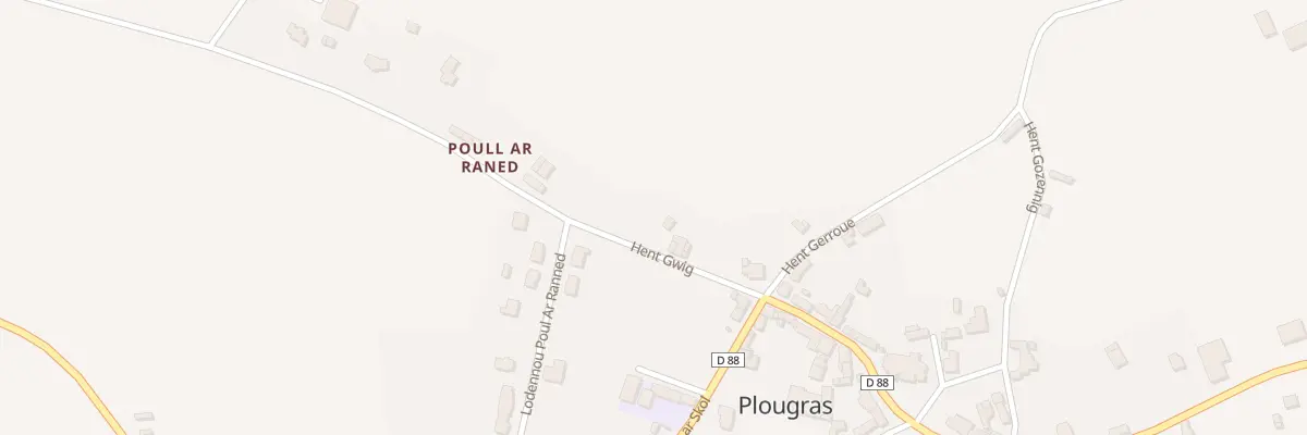 Plan du 5063 Le Bourg à Plougras