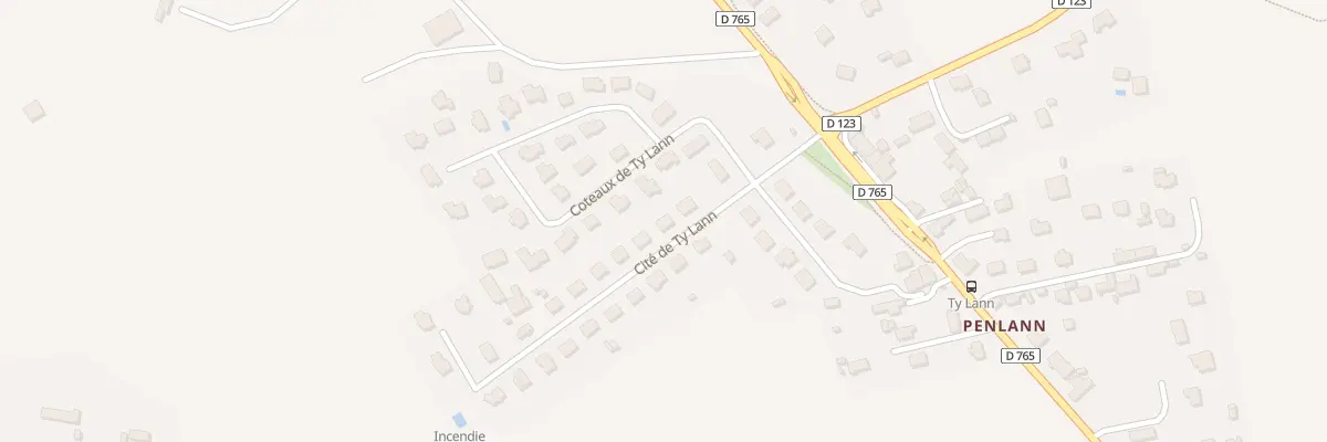 Plan du 23 Cité Ty Lann à Mellac