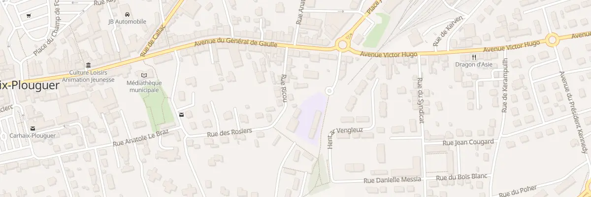 Plan du 11 Rue Ricou à Carhaix-Plouguer