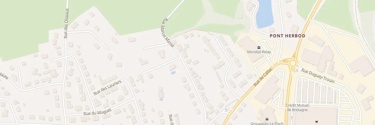 Plan du 22 Rue Marcel Massé à Carhaix-Plouguer