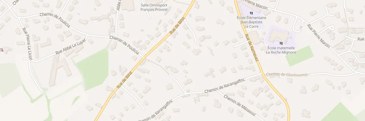 Plan du 19 Rue de Bihit à Trébeurden