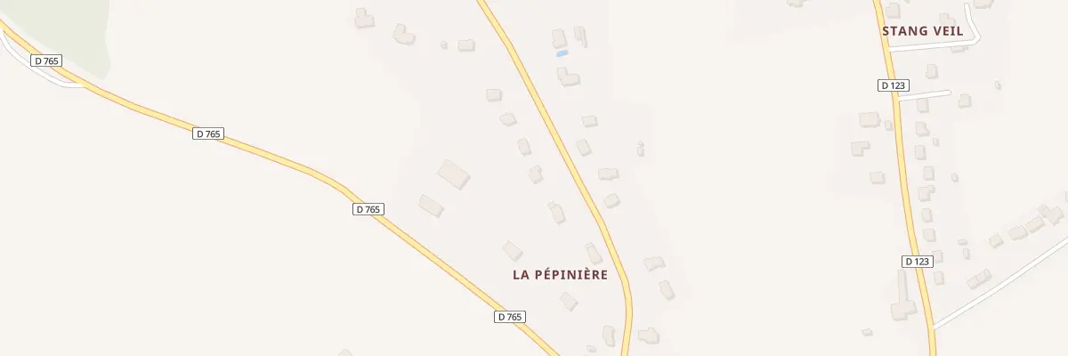 Plan du 10 La Pepiniere à Mellac