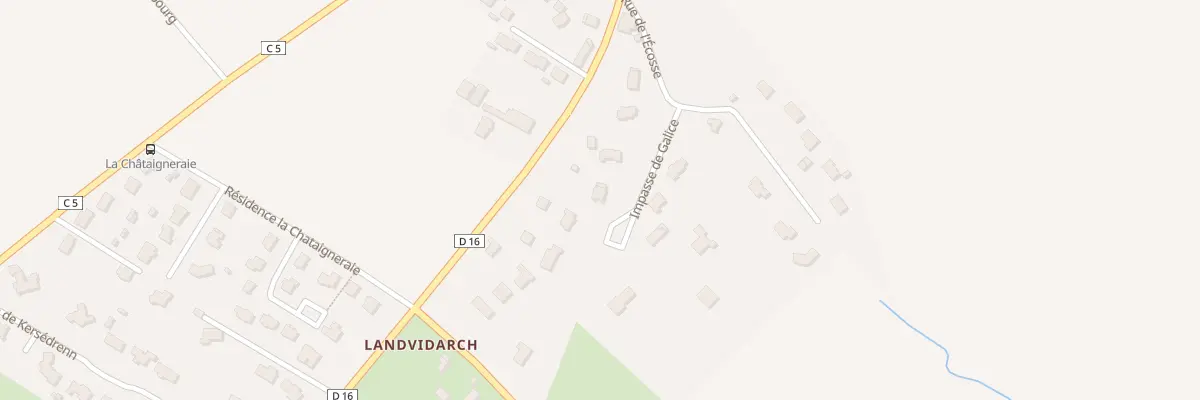 Plan du 6 Imp de Galice à Quimperlé