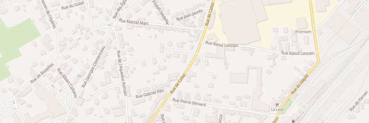 Plan du 35 Rue de Callac à Carhaix-Plouguer