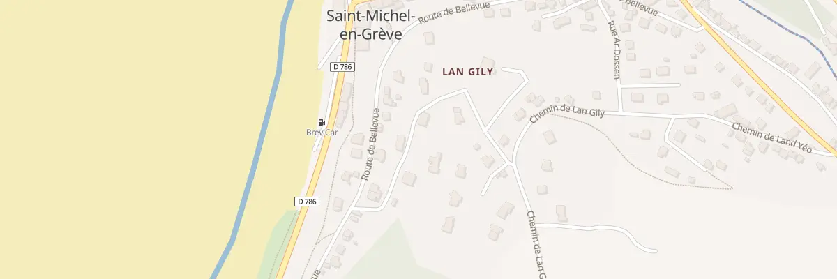 Plan du 18B Rue de Land-Gily à Saint-Michel-en-Grève