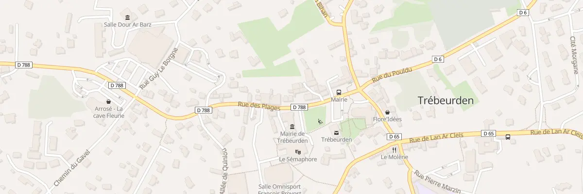 Plan du 18 Rue des Plages à Trébeurden