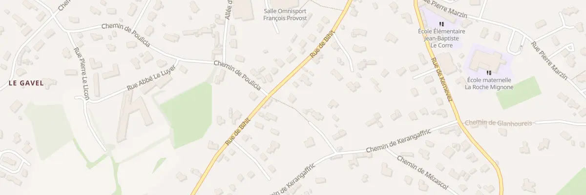 Plan du 23 Rue de Bihit à Trébeurden