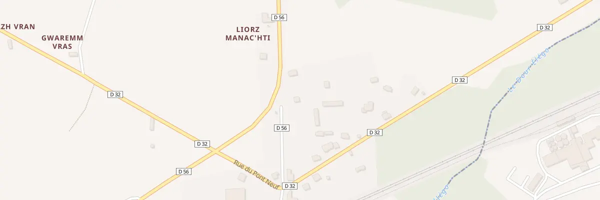 Plan du 6 Rue Liors Manac H Ty à Plufur