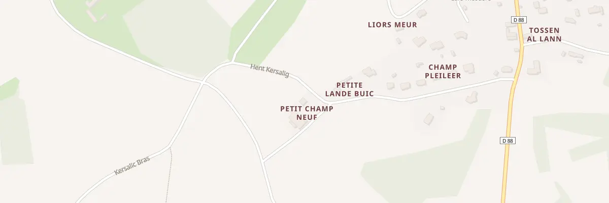 Plan du 5362 Petit Champ Neuf à Trédrez-Locquémeau