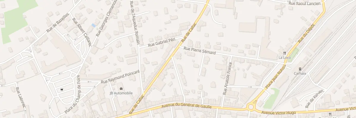 Plan du 30 Rue de Callac à Carhaix-Plouguer