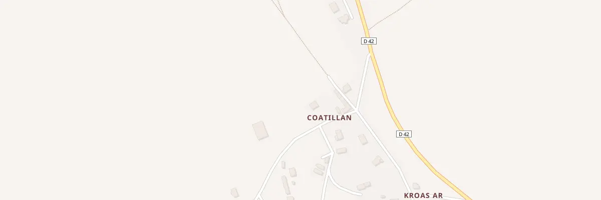 Plan du 5277 Coatillan à Plougras