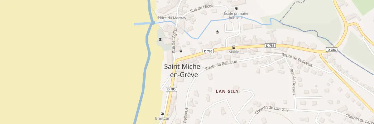 Plan du 3 Rue de la Côte des Bruyères à Saint-Michel-en-Grève
