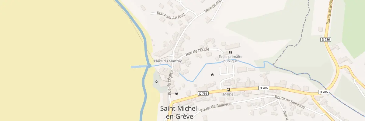 Plan du 1 Rue de l’École à Saint-Michel-en-Grève