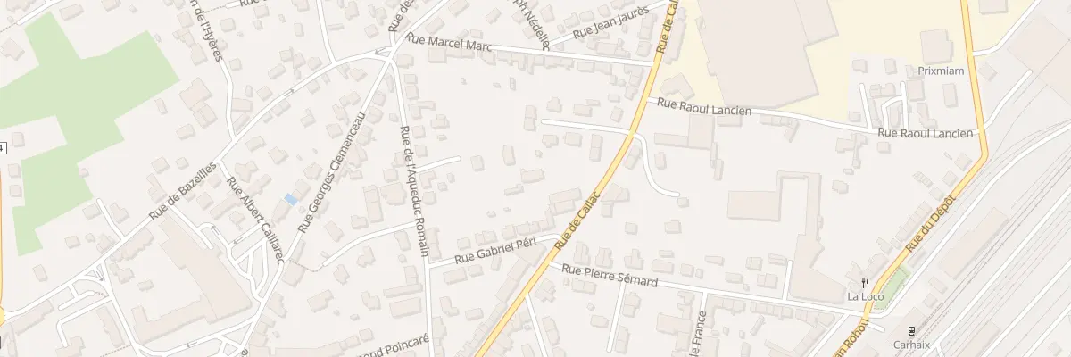 Plan du 33B Rue de Callac à Carhaix-Plouguer
