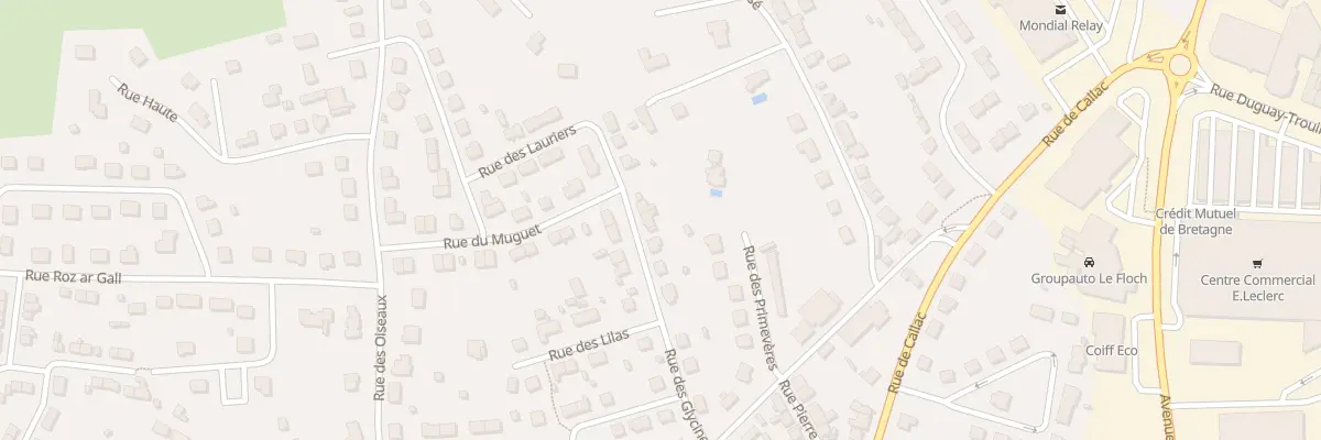 Plan du 16 Rue des Glycines à Carhaix-Plouguer
