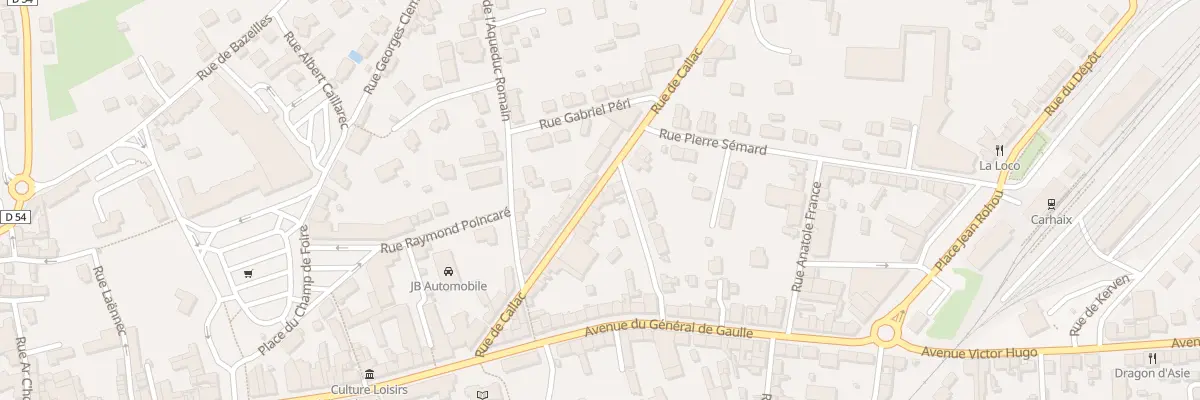 Plan du 24 Rue de Callac à Carhaix-Plouguer