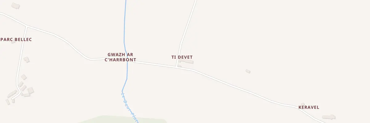 Plan du 5152 Ty Devet à Plufur