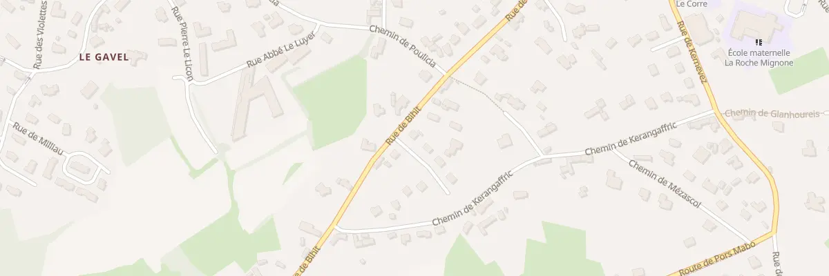 Plan du 33 Rue de Bihit à Trébeurden