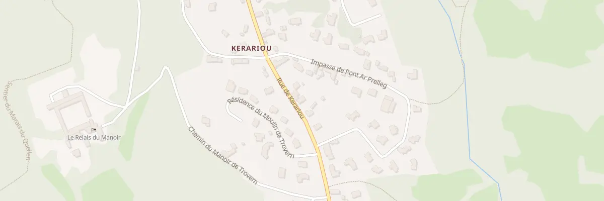 Plan du 76 Rue de Kerariou à Trébeurden