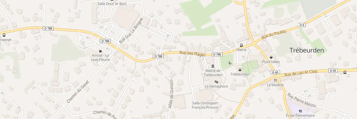 Plan du 15 Rue des Plages à Trébeurden