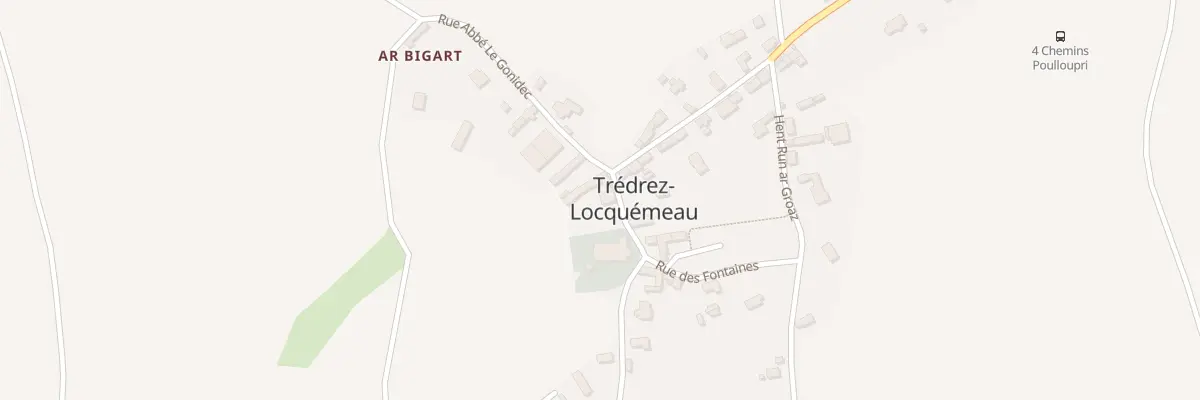 Plan du 5 Hent Sant Erwan à Trédrez-Locquémeau