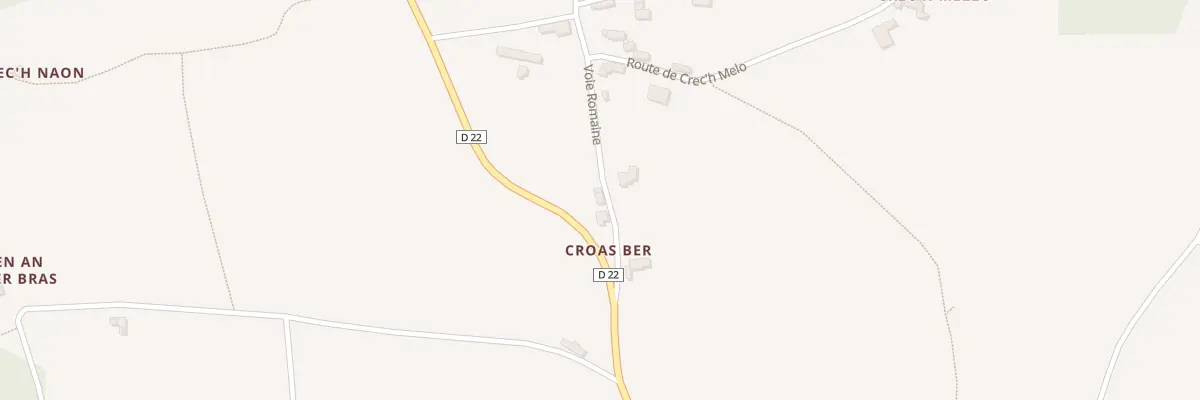 Plan du 5093 Croas Ber à Tréduder
