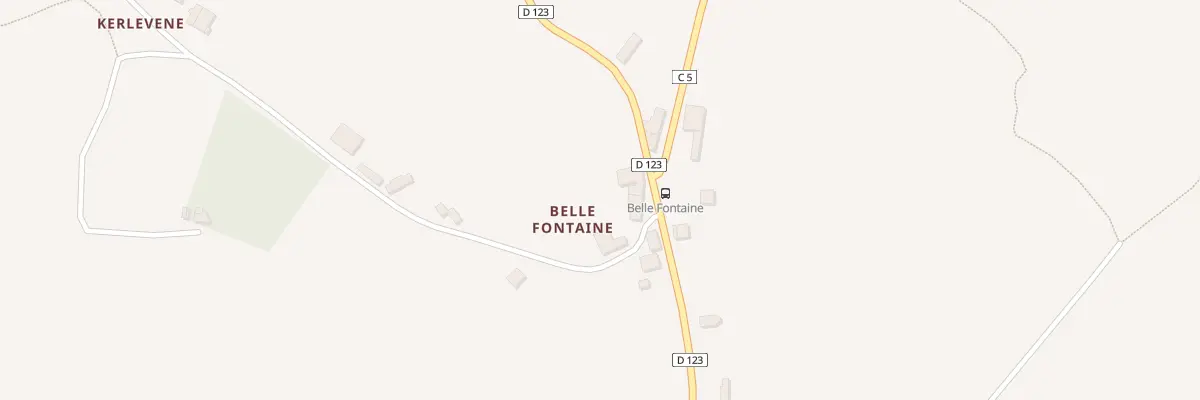 Plan du 7 Belle Fontaine à Querrien