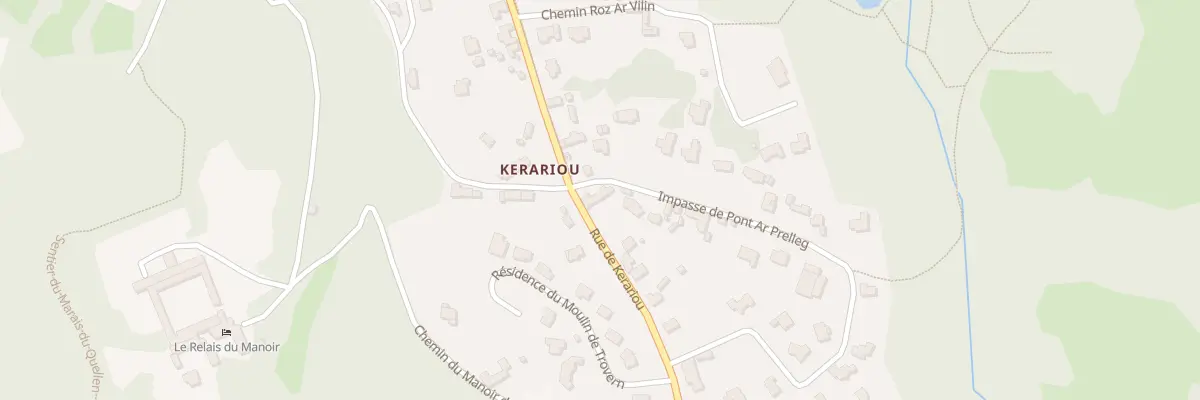 Plan du 82 Rue de Kerariou à Trébeurden