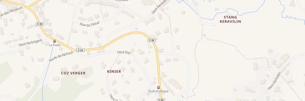 Plan du 2 Hent Bras Newez à Trédrez-Locquémeau