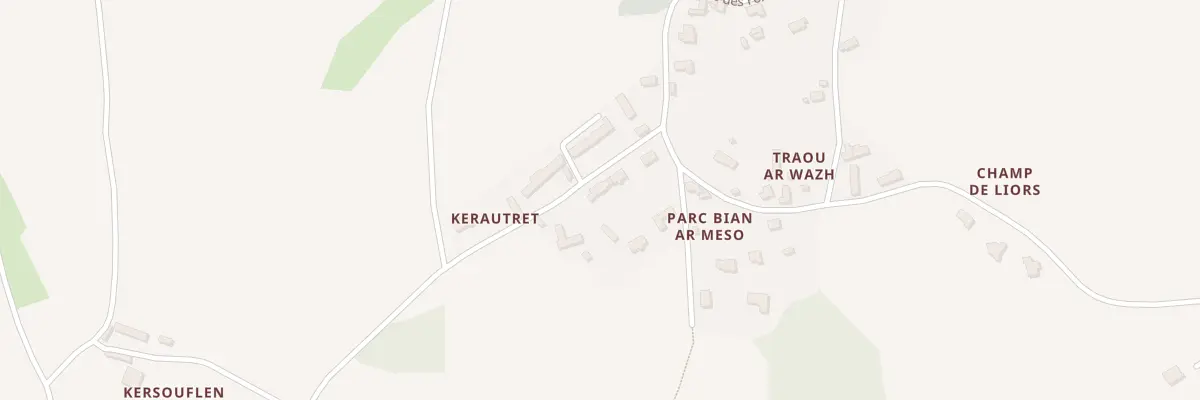 Plan du 5698 Kerautret à Trédrez-Locquémeau