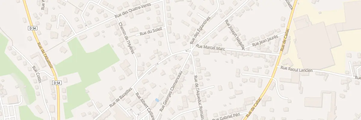 Plan du 13 Rue Georges Clémenceau à Carhaix-Plouguer